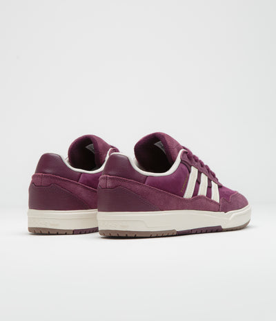 Adidas Tyshawn II Shoes - Maroon / Chalk White / Gold Metallic