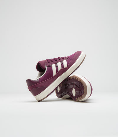 Adidas Tyshawn II Shoes - Maroon / Chalk White / Gold Metallic