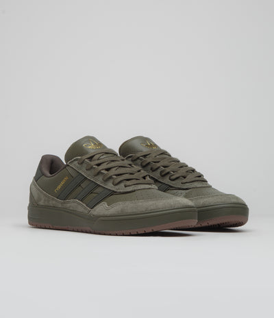 Adidas Tyshawn II Shoes - Olive Strata / Shadow Olive / Gum5