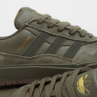 Adidas Tyshawn II Shoes - Olive Strata / Shadow Olive / Gum5 thumbnail