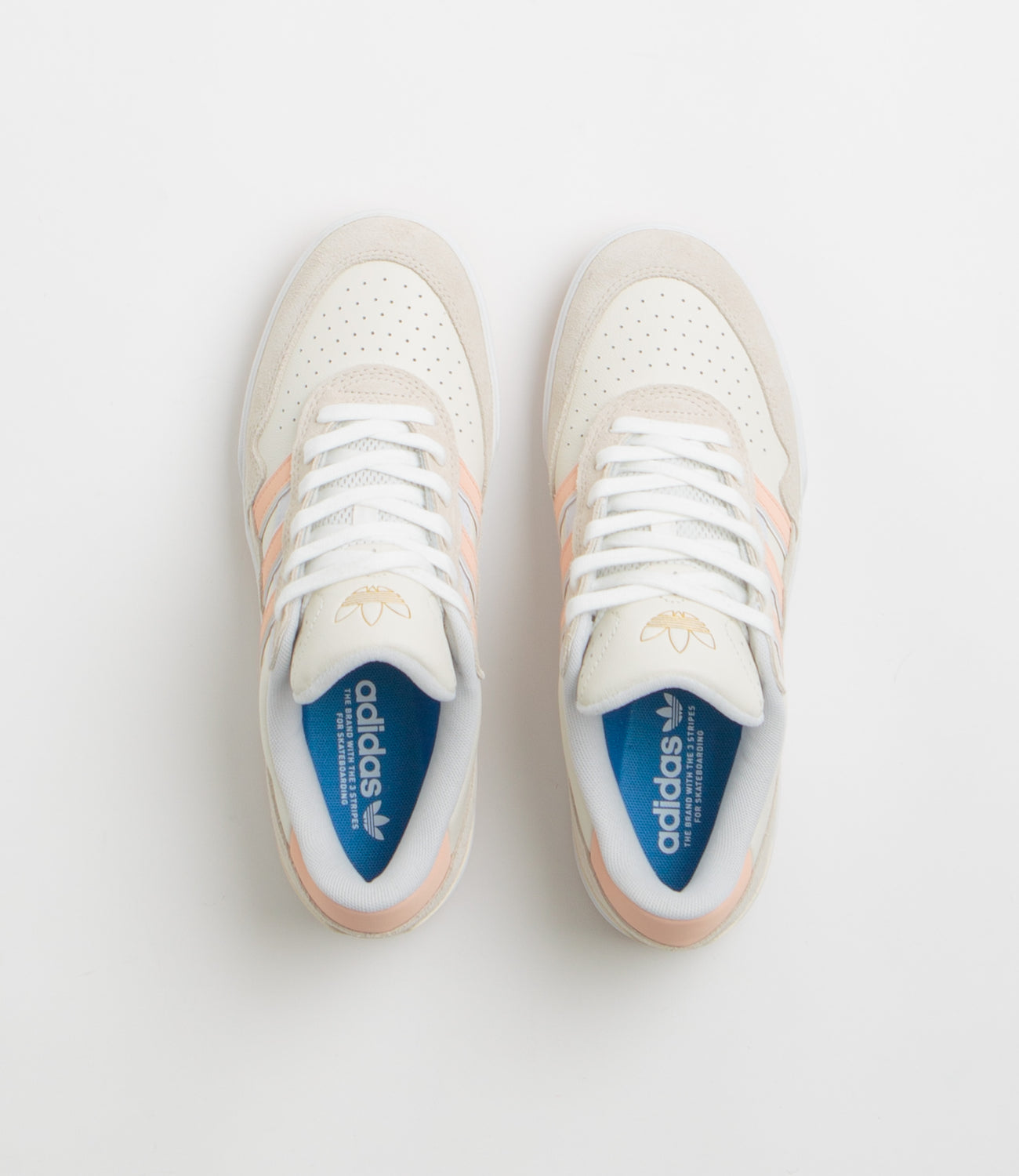 Adidas Tyshawn II Shoes - Wonder White / Powder Coral / Off White | Flatspot Adidas Tyshawn II Shoes - Wonder White / Powder Coral / Off White | Flatspot