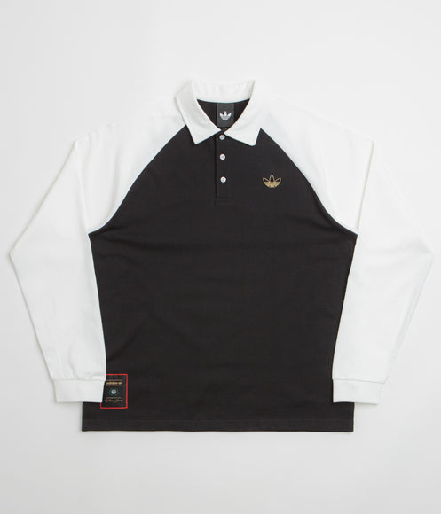 Adidas Tyshawn Rugby Shirt - Black / White