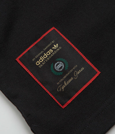 Adidas Tyshawn Rugby Shirt in Black and White