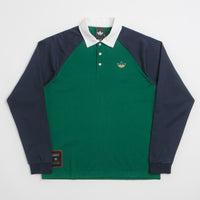 Adidas Tyshawn Rugby Shirt - Collegiate Green / Legend Ink thumbnail