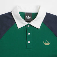 Adidas Tyshawn Rugby Shirt - Collegiate Green / Legend Ink thumbnail