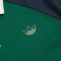 Adidas Tyshawn Rugby Shirt - Collegiate Green / Legend Ink thumbnail