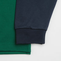 Adidas Tyshawn Rugby Shirt - Collegiate Green / Legend Ink thumbnail