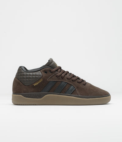 Adidas Tyshawn Shoes in Carbon and Aurora Coffee / Carbon