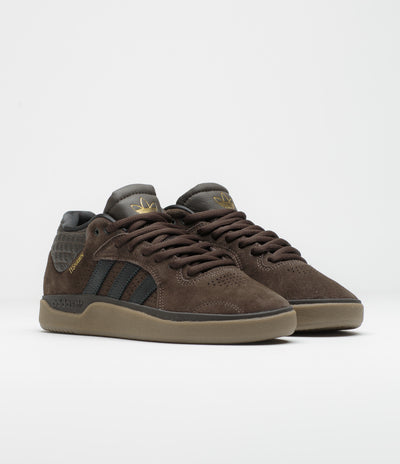 Adidas Tyshawn Shoes in Carbon and Aurora Coffee / Carbon