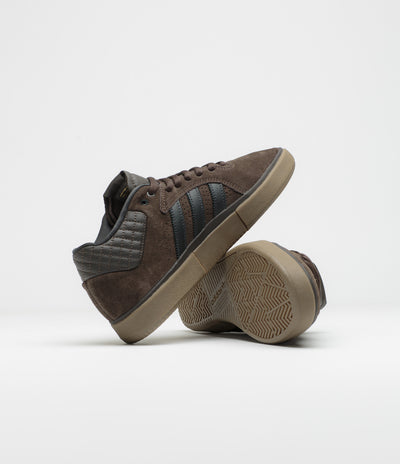 Adidas Tyshawn Shoes in Carbon and Aurora Coffee / Carbon
