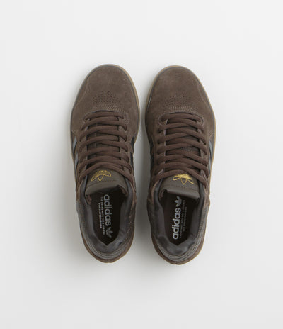 Adidas Tyshawn Shoes in Carbon and Aurora Coffee / Carbon