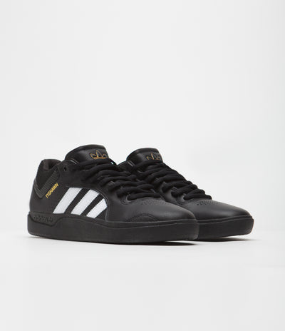 Adidas Tyshawn Shoes - Core Black / FTWR White / Gold Metallic / Black