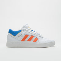 Adidas Tyshawn Shoes in FTWR White and Orange / Bluebird thumbnail