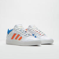 Adidas Tyshawn Shoes in FTWR White and Orange / Bluebird thumbnail