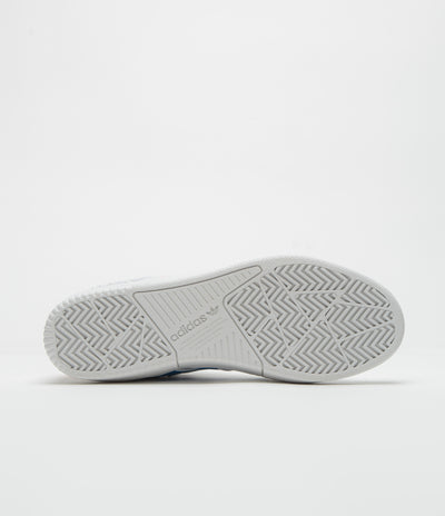 Adidas Tyshawn Shoes in FTWR White and Orange / Bluebird