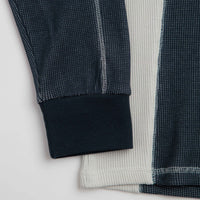 Adidas Waffle Long Sleeve T-Shirt - Aurora Ink / Orbit Grey thumbnail
