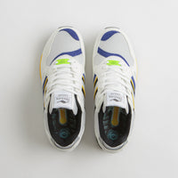 Adidas x Civilist ZX 6001 B Shoes in Crystal White and Core Black / Bold Gold thumbnail