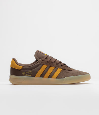 Adidas x Daewon Song Glenburn Shoes - Earth Strata / Crew Yellow / Gum3
