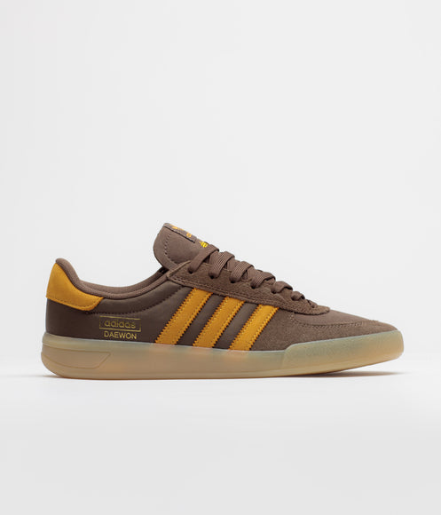 Adidas x Daewon Song Glenburn Shoes - Earth Strata / Crew Yellow / Gum3