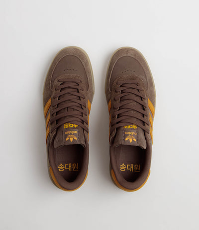 Adidas x Daewon Song Glenburn Shoes - Earth Strata / Crew Yellow / Gum3
