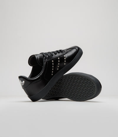 Adidas x Dime Gazelle ADV Shoes - Core Black / Silver Metallic / Carbon