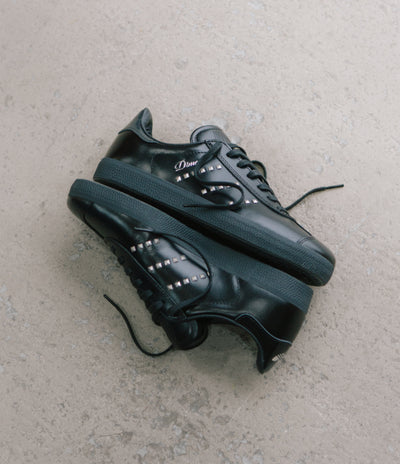 Adidas x Dime Gazelle ADV Shoes - Core Black / Silver Metallic / Carbon