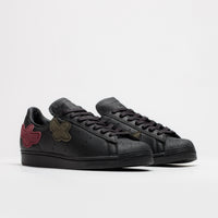 Adidas x Gonz Superstar ADV Shoes in Core Black and Core Black / Core Black thumbnail