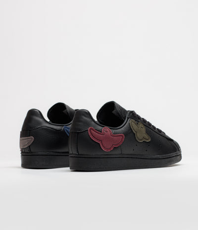 Adidas x Gonz Superstar ADV Shoes in Core Black and Core Black / Core Black