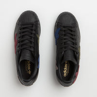 Adidas x Gonz Superstar ADV Shoes in Core Black and Core Black / Core Black thumbnail