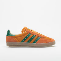 Adidas x Hardies Gazelle Indoor Shoes in Rustic Orange and Collegiate Green / Gum5 thumbnail
