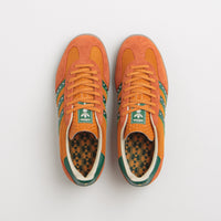 Adidas x Hardies Gazelle Indoor Shoes in Rustic Orange and Collegiate Green / Gum5 thumbnail
