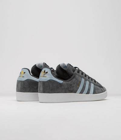 Adidas x Henry Jones Campus ADV Shoes - Carbon / Cloud White / Light Blue