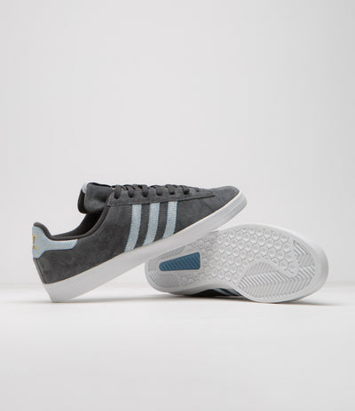 Adidas x Henry Jones Campus ADV Shoes - Carbon / Cloud White / Light Blue