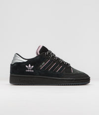 Adidas x Lil Dre Centennial 85 Low ADV Shoes in Core Black and Clear Pink / Core Black