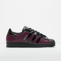 Adidas x Marcos Montoya Superstar ADV Shoes in Red Night and Core Black / Red Night thumbnail