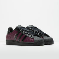 Adidas x Marcos Montoya Superstar ADV Shoes in Red Night and Core Black / Red Night thumbnail
