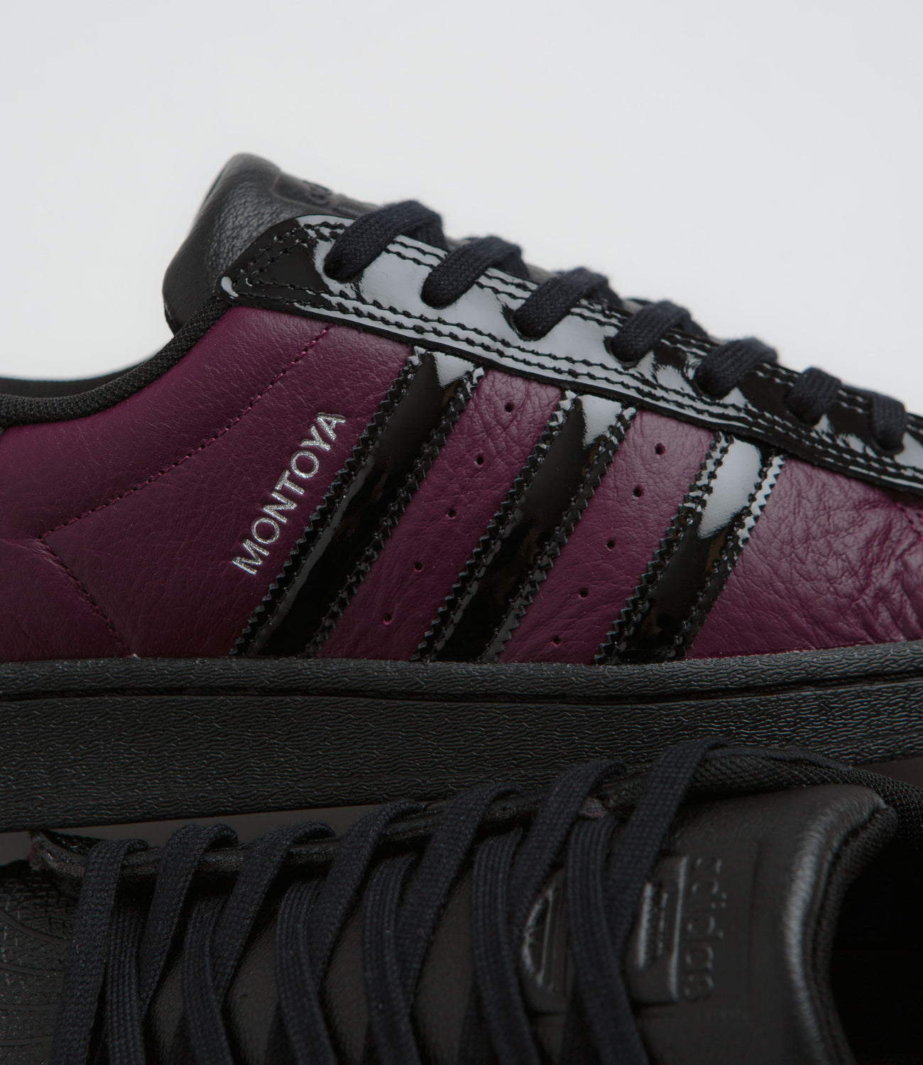 Adidas x Marcos Montoya Superstar ADV Shoes - Red Night / Core Black /