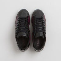 Adidas x Marcos Montoya Superstar ADV Shoes in Red Night and Core Black / Red Night thumbnail