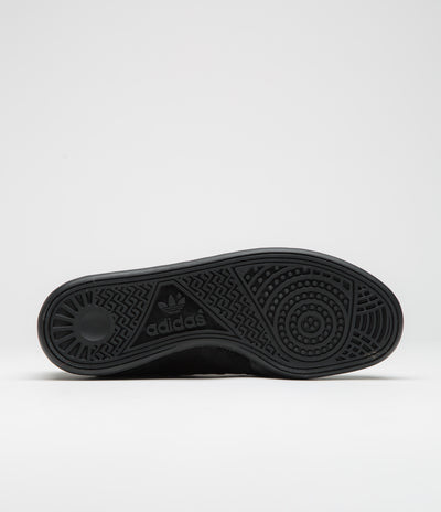 Adidas x Mike Arnold Handball Top Shoes in Core Black and Core Black / Semi Impact Orange