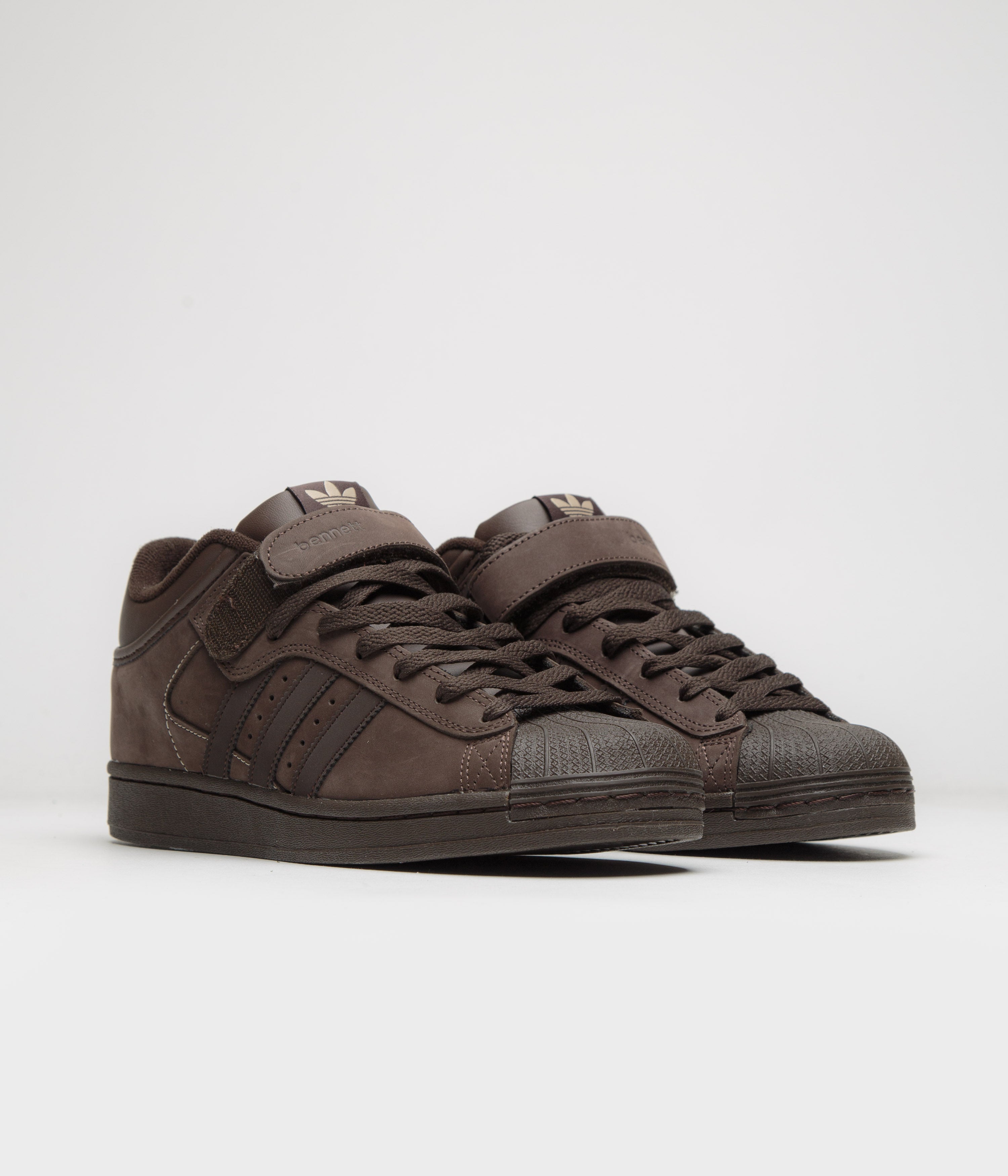 Adidas x Niels Pro Shell ADV Shoes - Brown / Dark Brown / Magic Beige ...