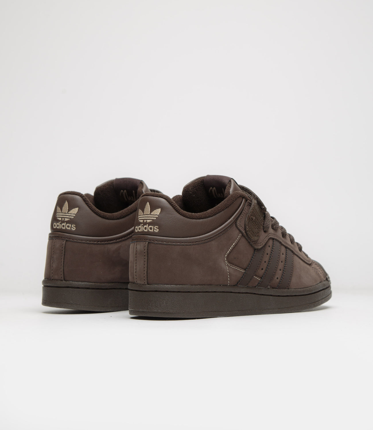 Adidas x Niels Pro Shell ADV Shoes - Brown / Dark Brown / Magic Beige ...