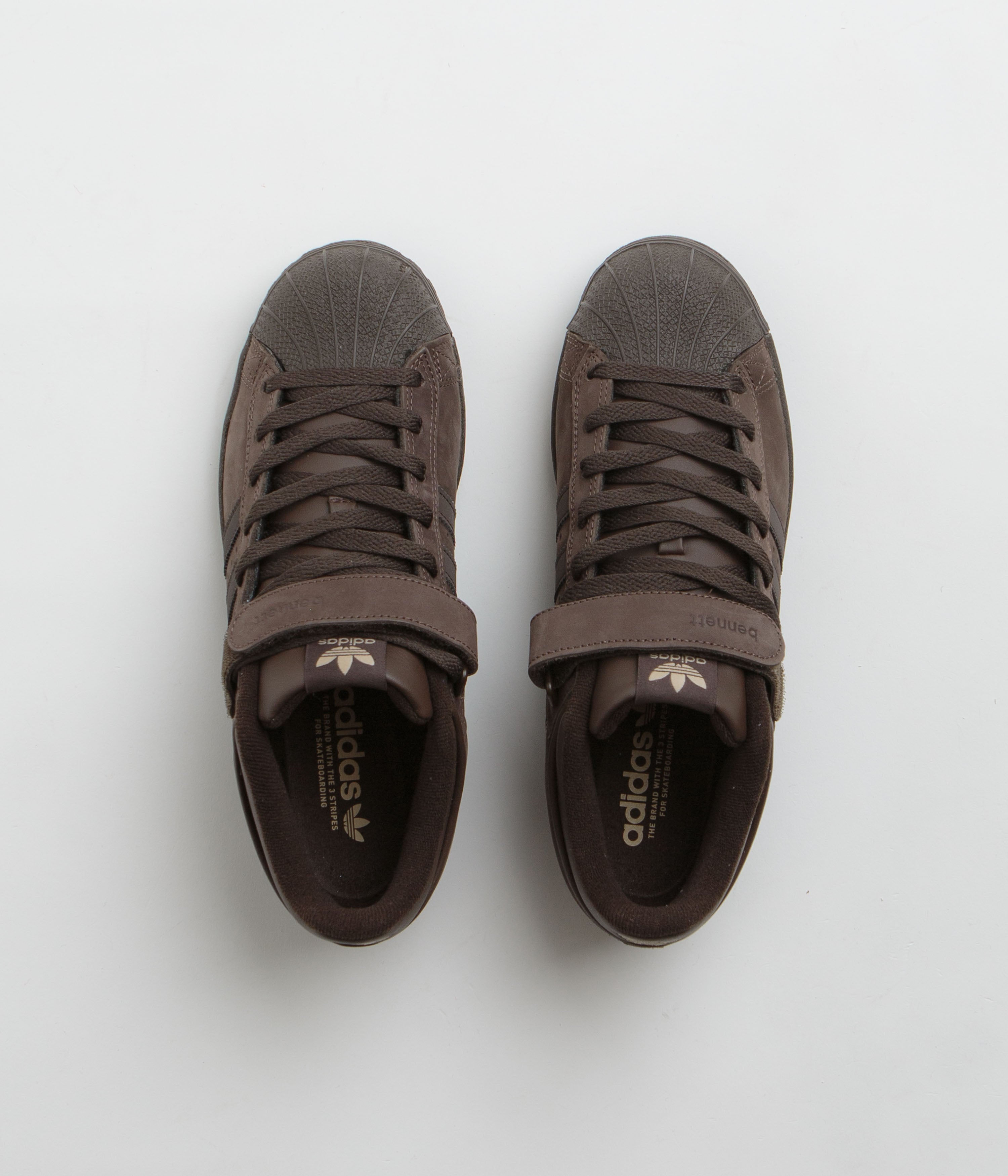 Adidas x Niels Pro Shell ADV Shoes - Brown / Dark Brown / Magic Beige ...