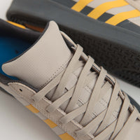 Adidas x Pop Trading Company Campus ADV Shoes - Grey Six / Active Gold / Clay Brown thumbnail