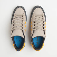 Adidas x Pop Trading Company Campus ADV Shoes - Grey Six / Active Gold / Clay Brown thumbnail