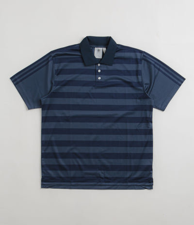 Adidas x Pop Trading Company Polo Shirt - Crew Navy / Collegiate Navy