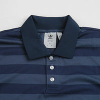 Adidas x Pop Trading Company Polo Shirt in Crew Navy and Collegiate Navy thumbnail