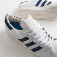 Adidas x Pop Trading Company Superstar ADV shoes - FTWR White / Collegiate Navy / Chalk White thumbnail