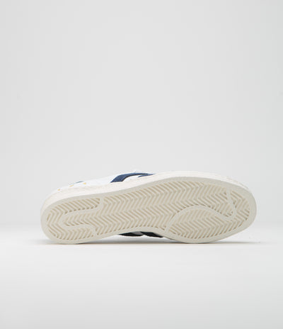 Adidas x Pop Trading Company Superstar ADV shoes - FTWR White / Collegiate Navy / Chalk White