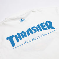 Adidas x Thrasher x AFA Argentina T-Shirt in Core White thumbnail