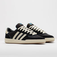 Adidas x Thrasher x AFA Glenburn Shoes in Core Black and Cream White / Gum5 thumbnail